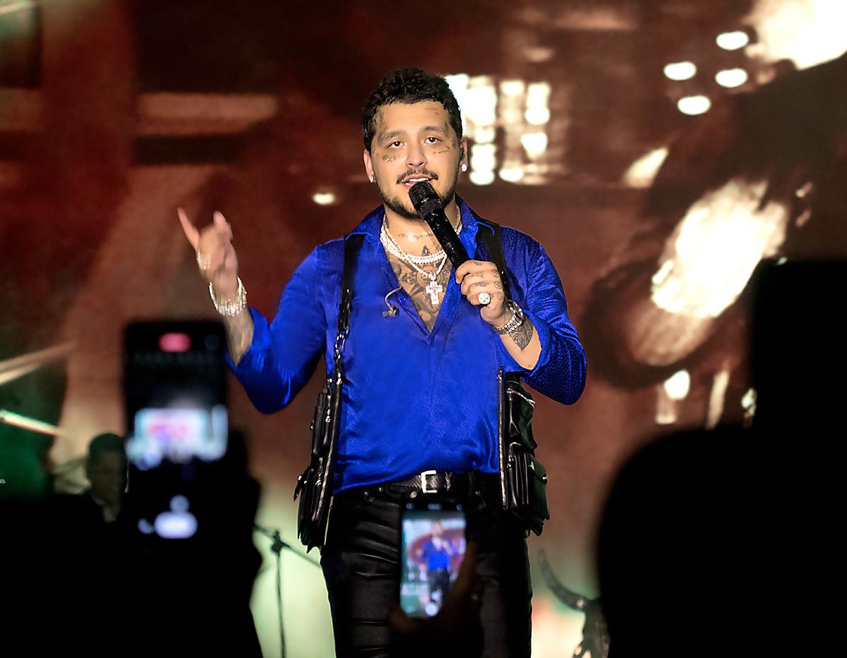 El concierto de Christian Nodal en San Pedro Sula