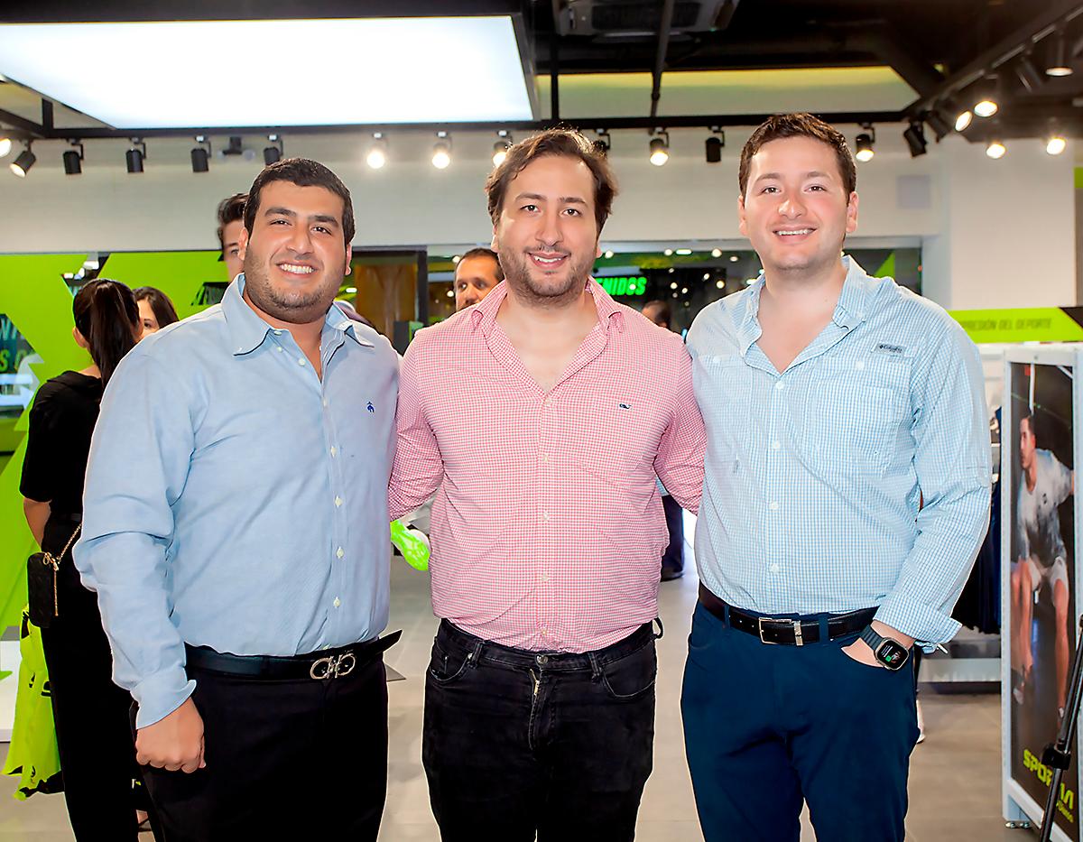 José Jaar, Andrés Rosenthal y Jaime Rosenthal.