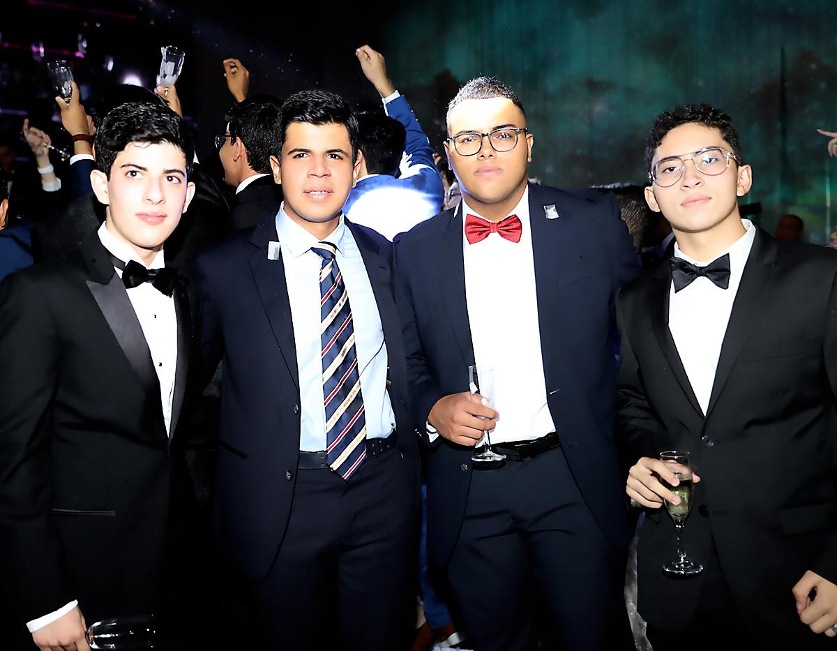 Pablo Sabillon, Karim Navarro, Oscar Meza y Manuel Maradiaga
