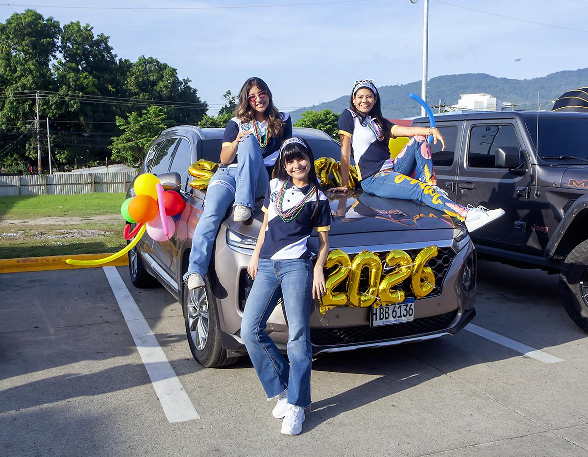 Sophia Cuéllar, Sofía Pinto y Alisson Rivera.