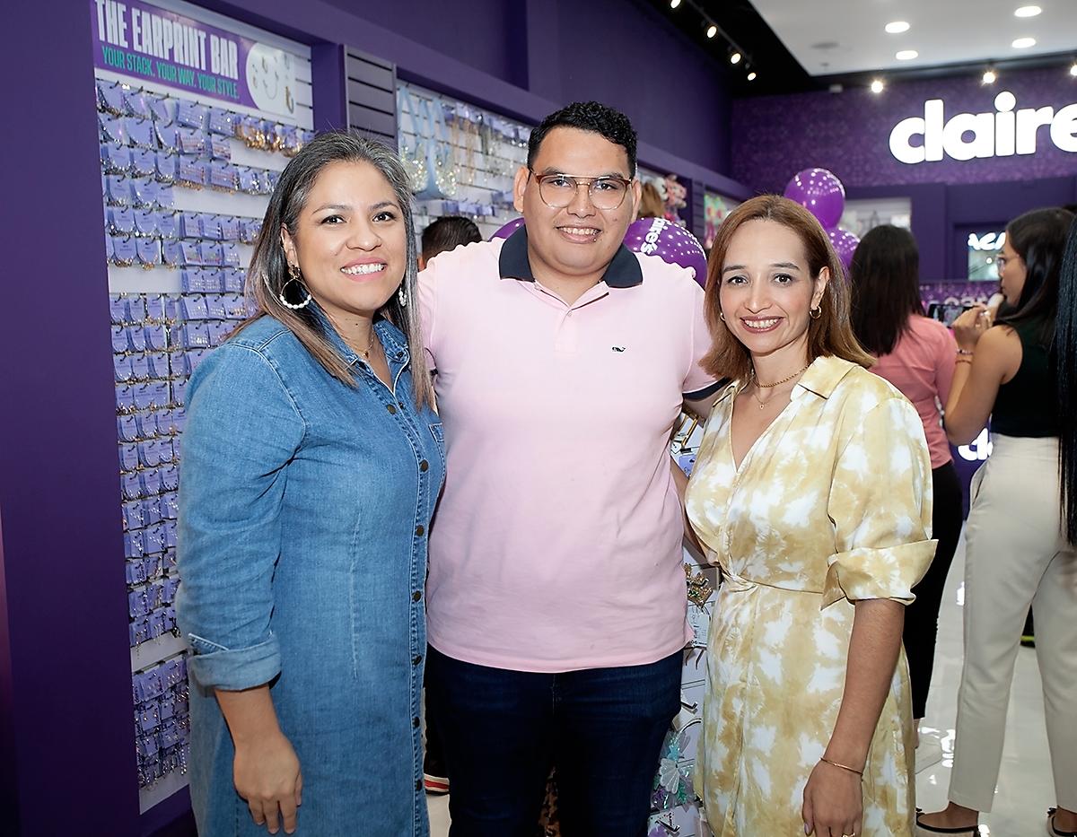 Yamileth Rodríguez, Juan Fernando Villeda y Gladys Centeno.