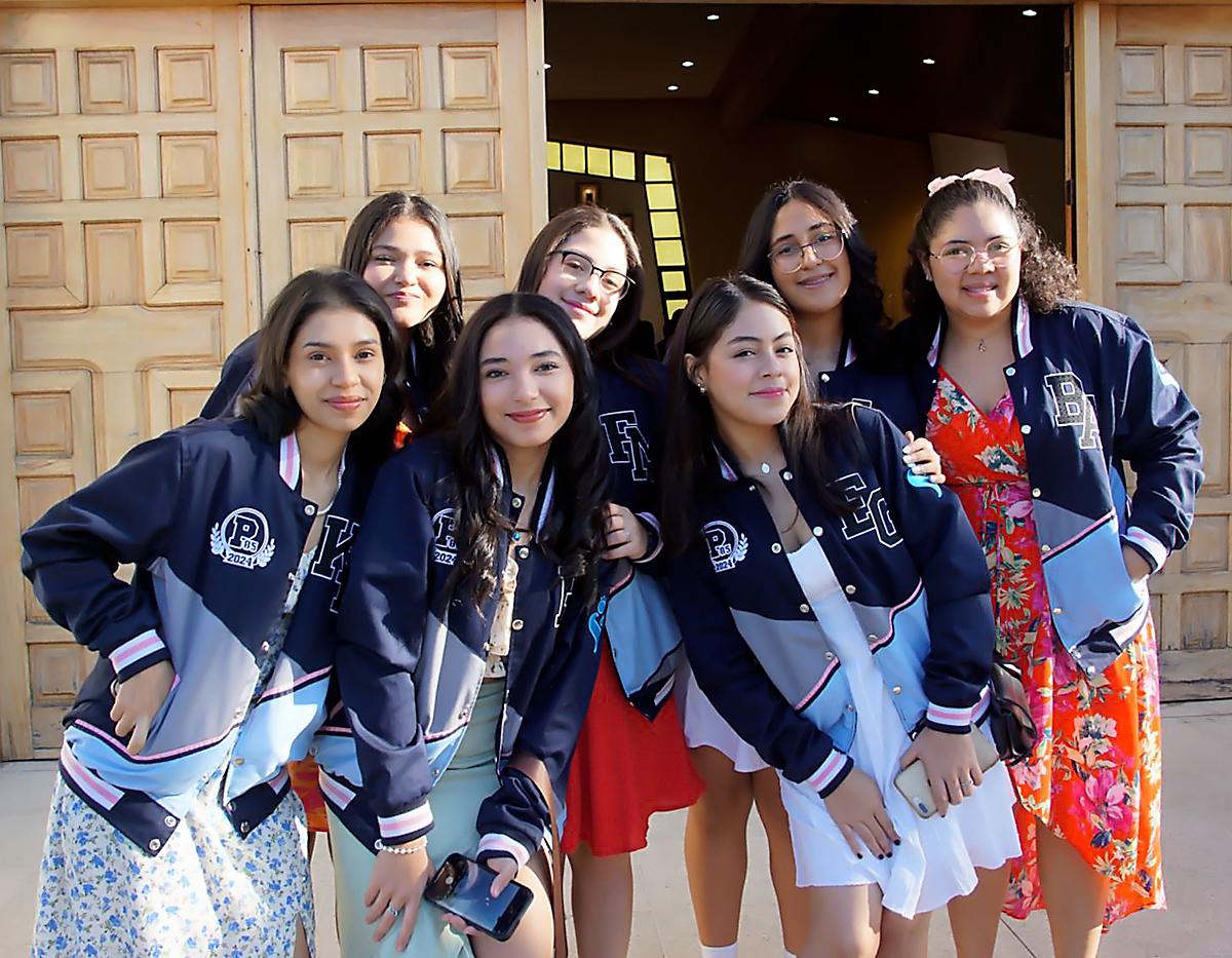 Katherine Díaz, Alessandra Cruz, Isabella Cruz, Esther Ferrera, Eliamy Larios, Leyla Cálix y Sofía Blanco. 