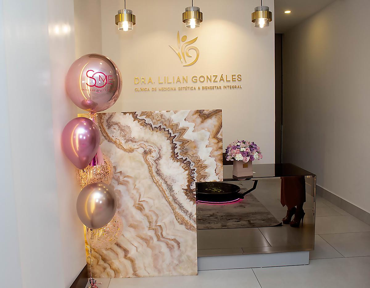 Lobby de Lilian Gonzáles, Clínica de Medicina Estética &amp; Bienestar Integral.