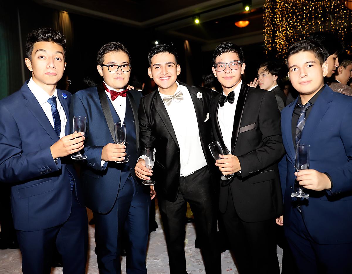 Gabriel Elvir, Javier Flores, Carlos Dubón, José Maradiaga y Diego Cruz