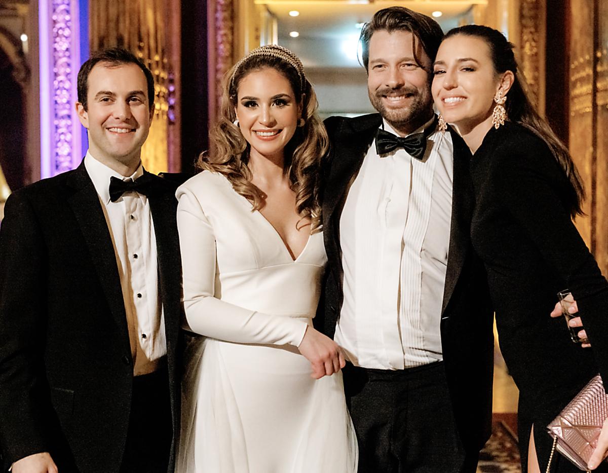 Vincent y Daniella Trouboul con Erik Sjoholm y Michaela Lorenius