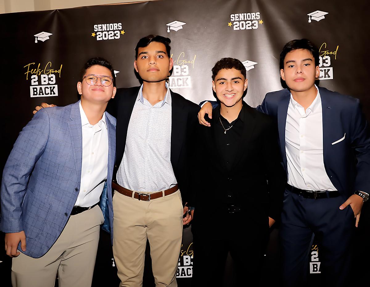 Joel Fuentes, René Maradiaga, Jesús Guillén y Daniel Tróchez
