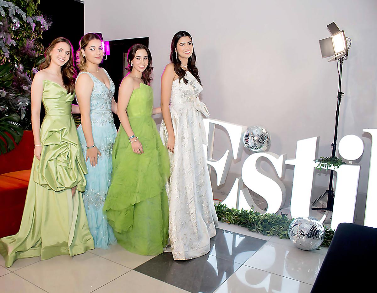 Elena Handal, Camilla Boadla, Daniela Canahauti y Valentina Matuty.