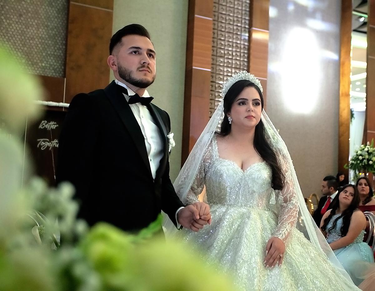 Orkhan Yusubov y Andrea Carrillo.