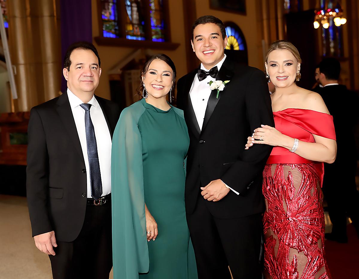 Jorge Valdes, María Elena Chinchilla, Miguel Mejía, María Gabriela Chinchilla