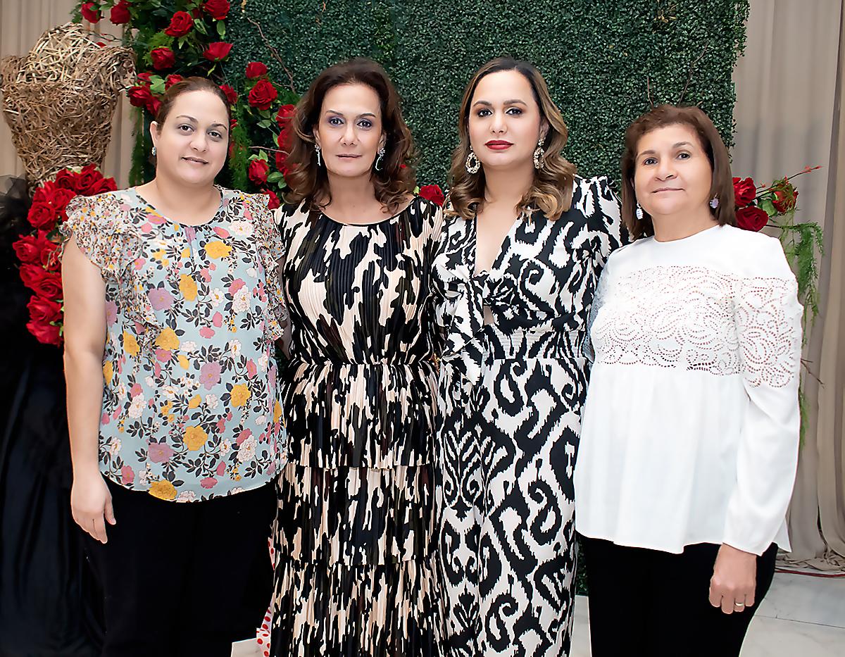 Viviana de Calero, Lucy de Ibrahim, Carolina Ibrahim y Norma de Gabrie.
