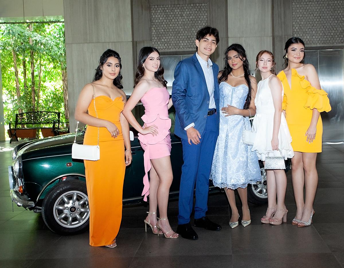 Fabiola Molina, Georgette Claros, Said Napky, Sary Ortiz, Daniela Sanzio y Génesis Ríos.