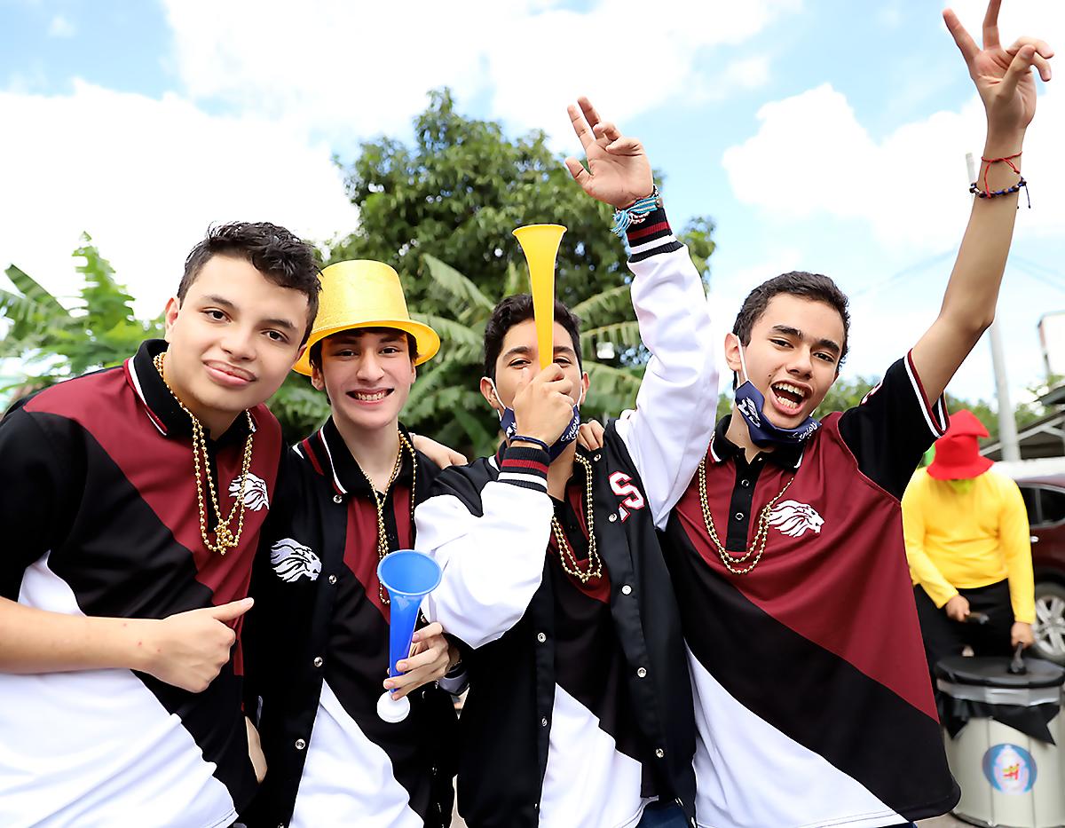Alexis Gaitan, Fabian Lopez, Samuel Matute y José Carlos Rosales
