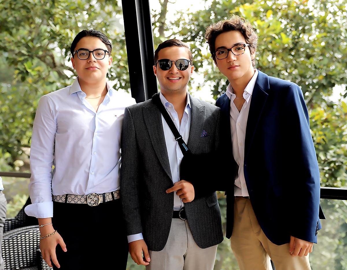 Daddy Sánchez, Juan Diego Ramírez y Guillermo Velásquez