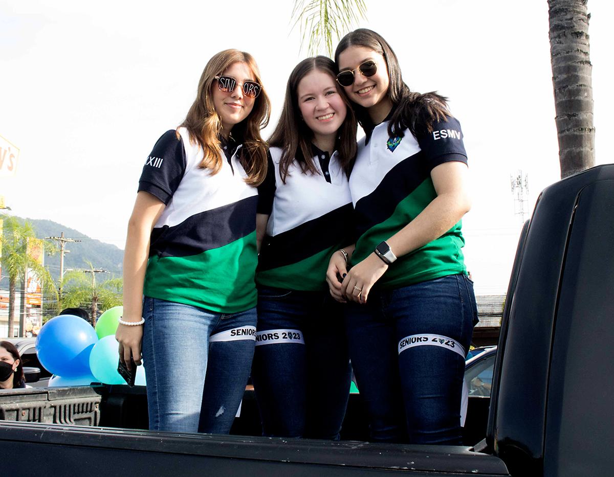 Allyson Padilla, Gabriela Vásquez y Alicia Álvarez.