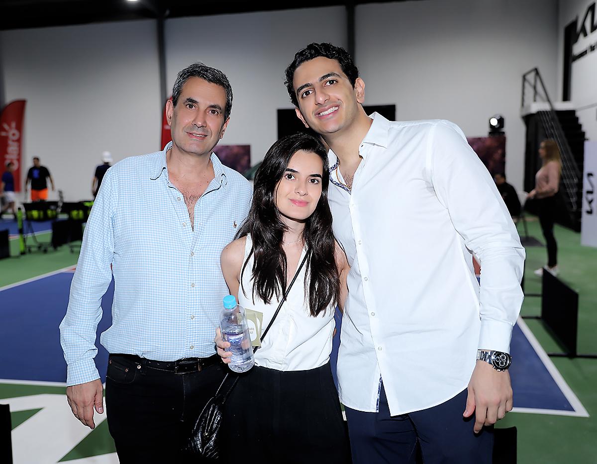 Francisco Abularach, Valeria Abularach y Sergio Stefan.