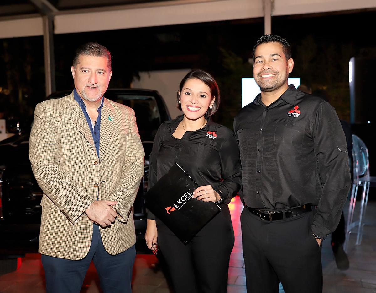 Sergio Orellana, Cármen Gónzales y Rodolfo Rodríguez.