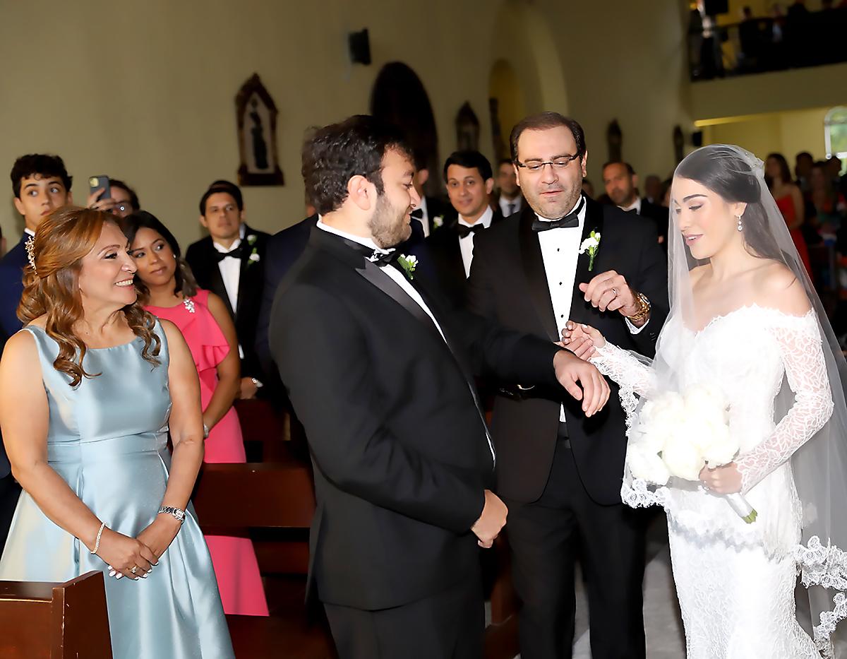 Boda de Samira Kafati y Paolo Burgos