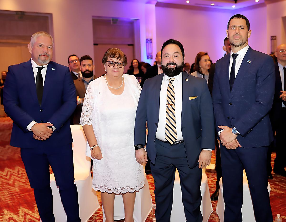 Enrique Reina, Doris Gutiérrez, Luis redondo y Eldan Golan