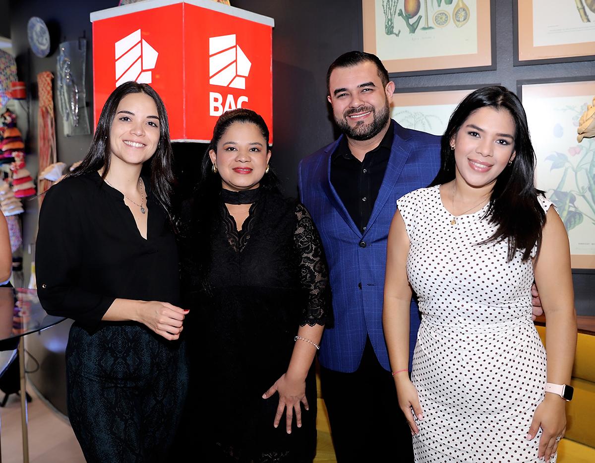 Crista Maradiaga, Lixy Jiménez, Raúl Bonilla y Nethy Duarte.