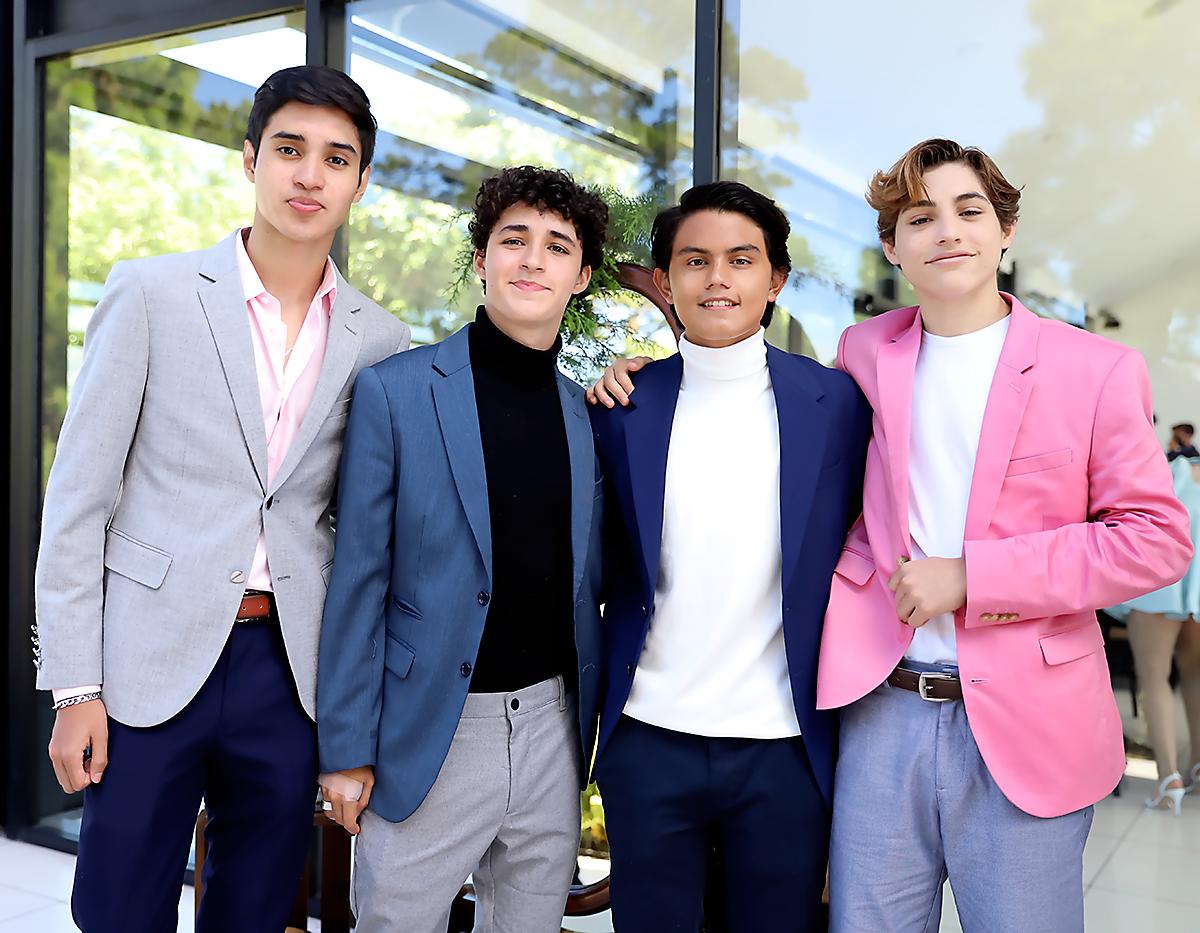 Salvador Jiménez, José Manuel Moncada, Carlos Mario Osorio y Rino Guerrero