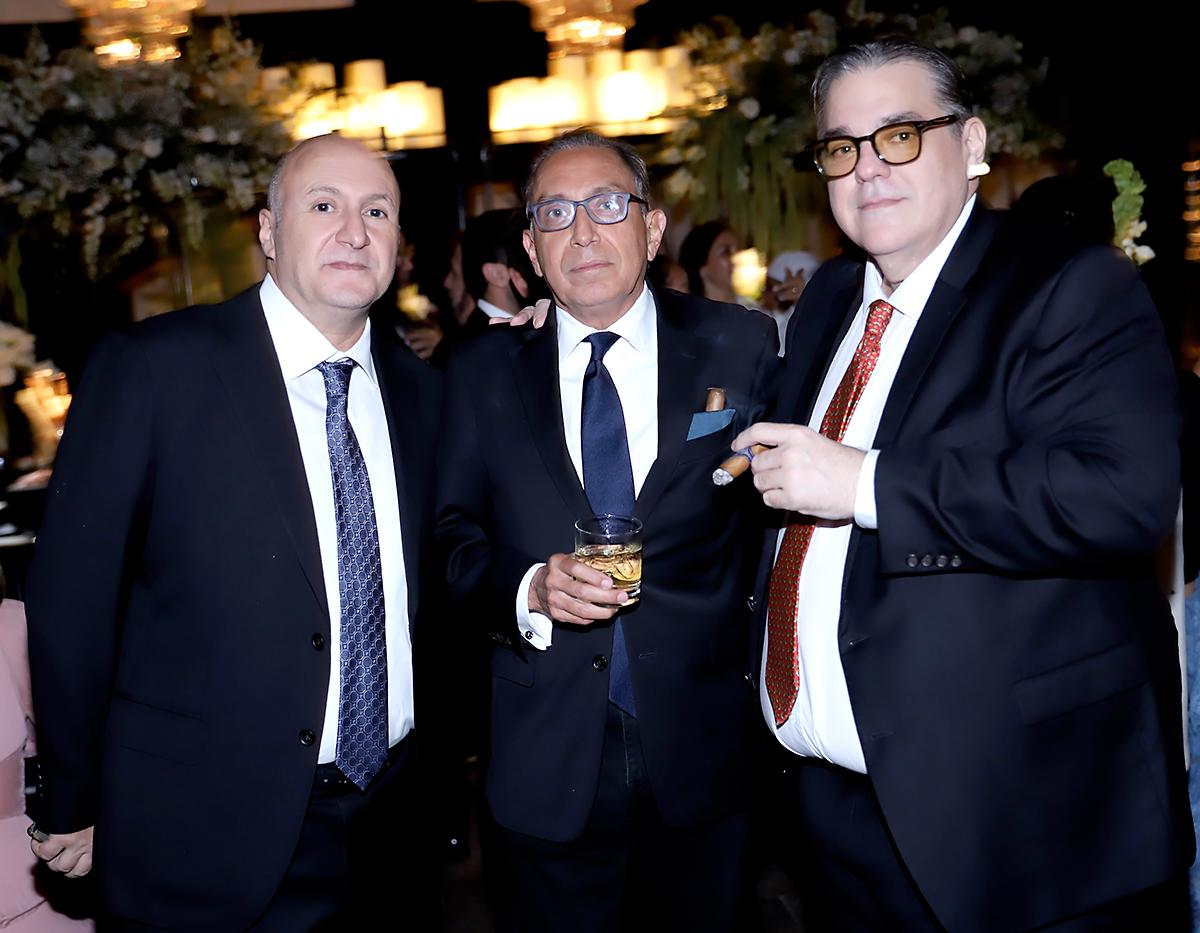 Gerardo Rishmawy, Roberto Villeda y Mark Gernat 