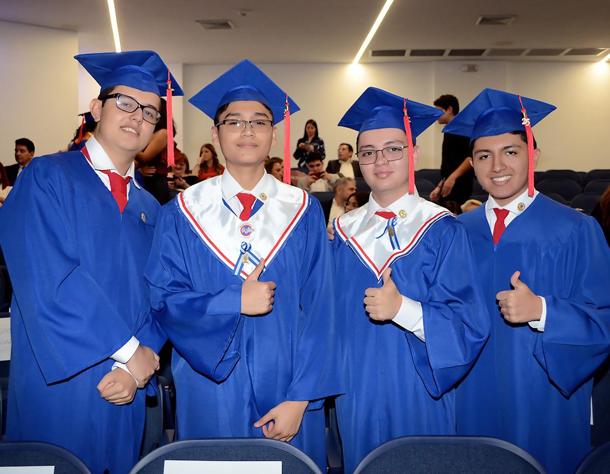 Caronte Rojas, Ángel Ávila, Alejandro Medina y Alejandro Beneditt.