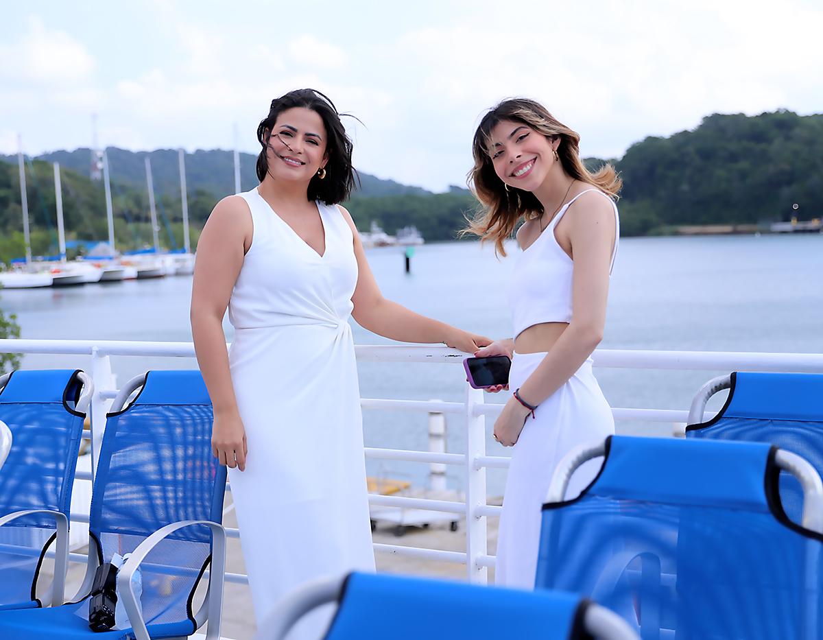 Samantha Velásquez y Flor Aguero