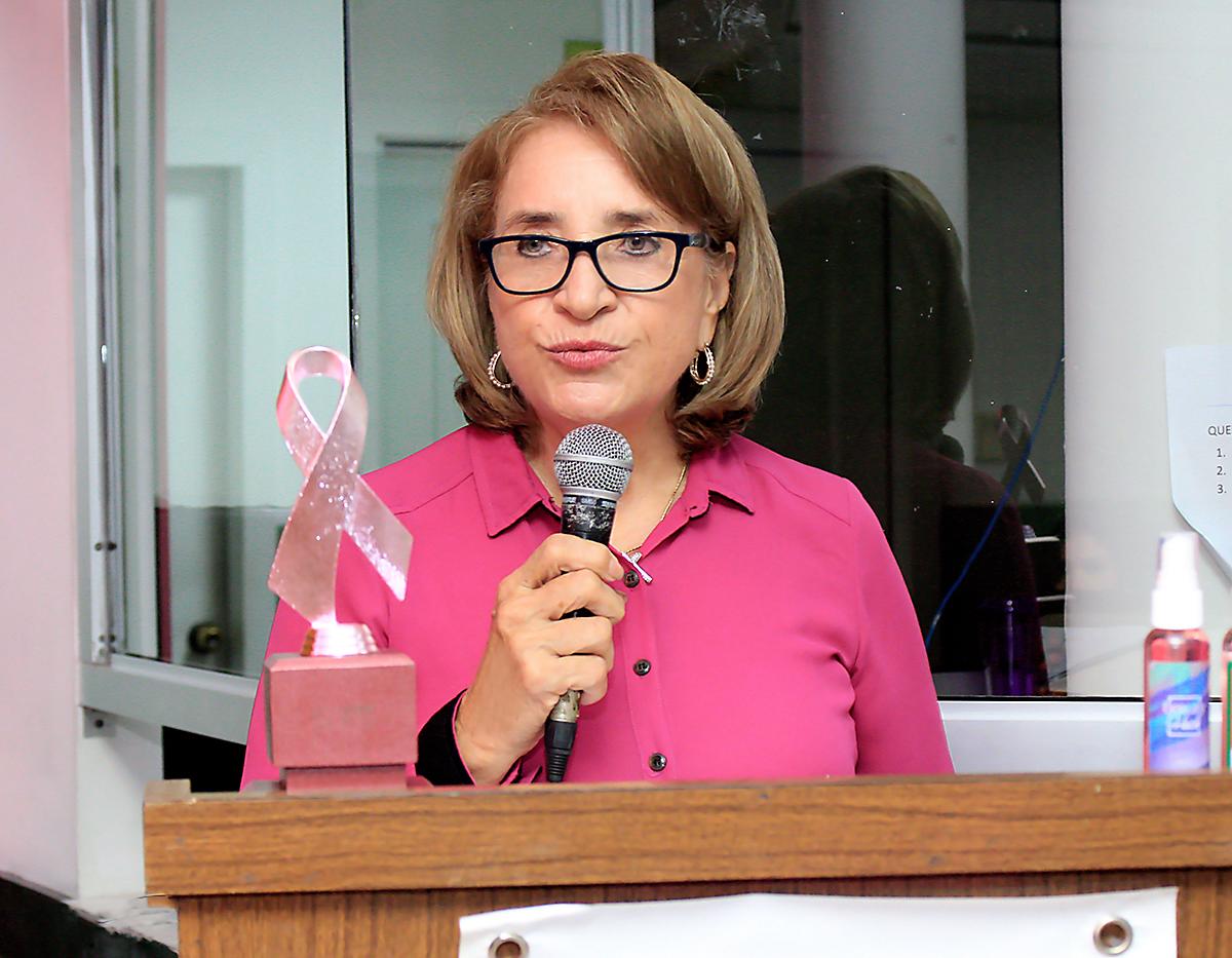 Rosa Arzú, tesorera del Comité Auxiliar de la Liga Contra el Cáncer