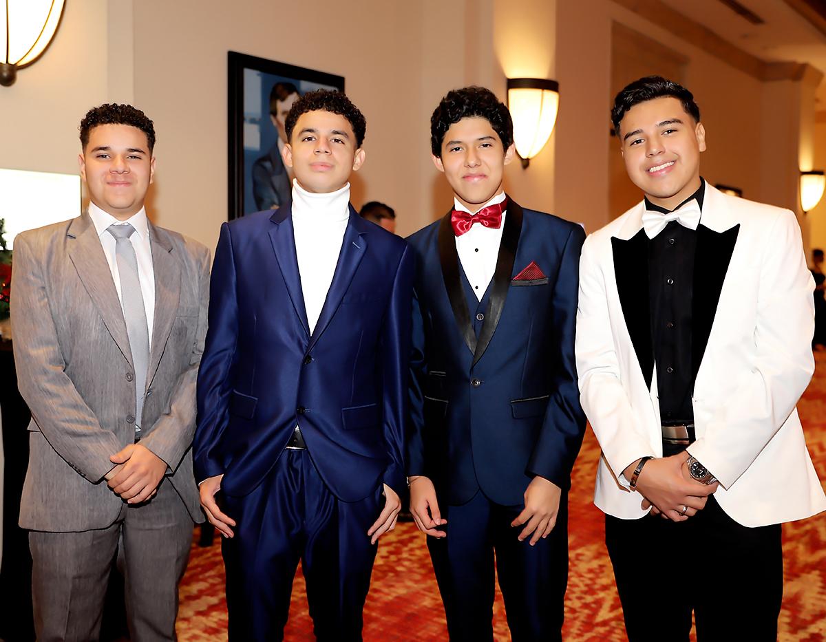 Edwin Rodriíguez, Joshua Solis, Emilk Alvarenga y Emilio Flores