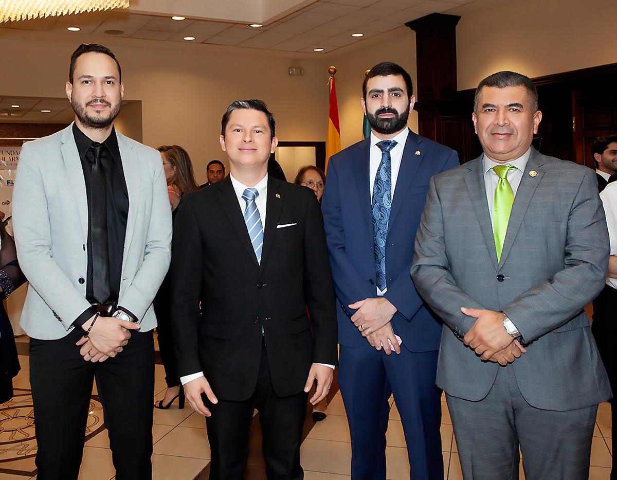 Jeancarlo López, Jairo Mejía, Sebastián Solano y Edwing Pavón.