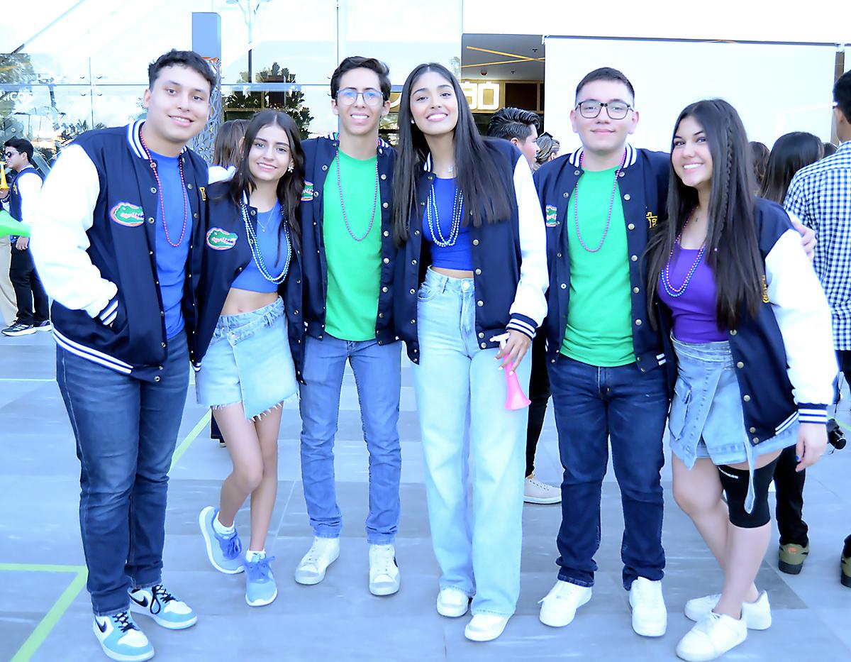 Jimmy Meza, Stephanie Chain, José Gerardo Ayestas, Ana Ledezma, Alberto Guerrero y Valeria Fuentes