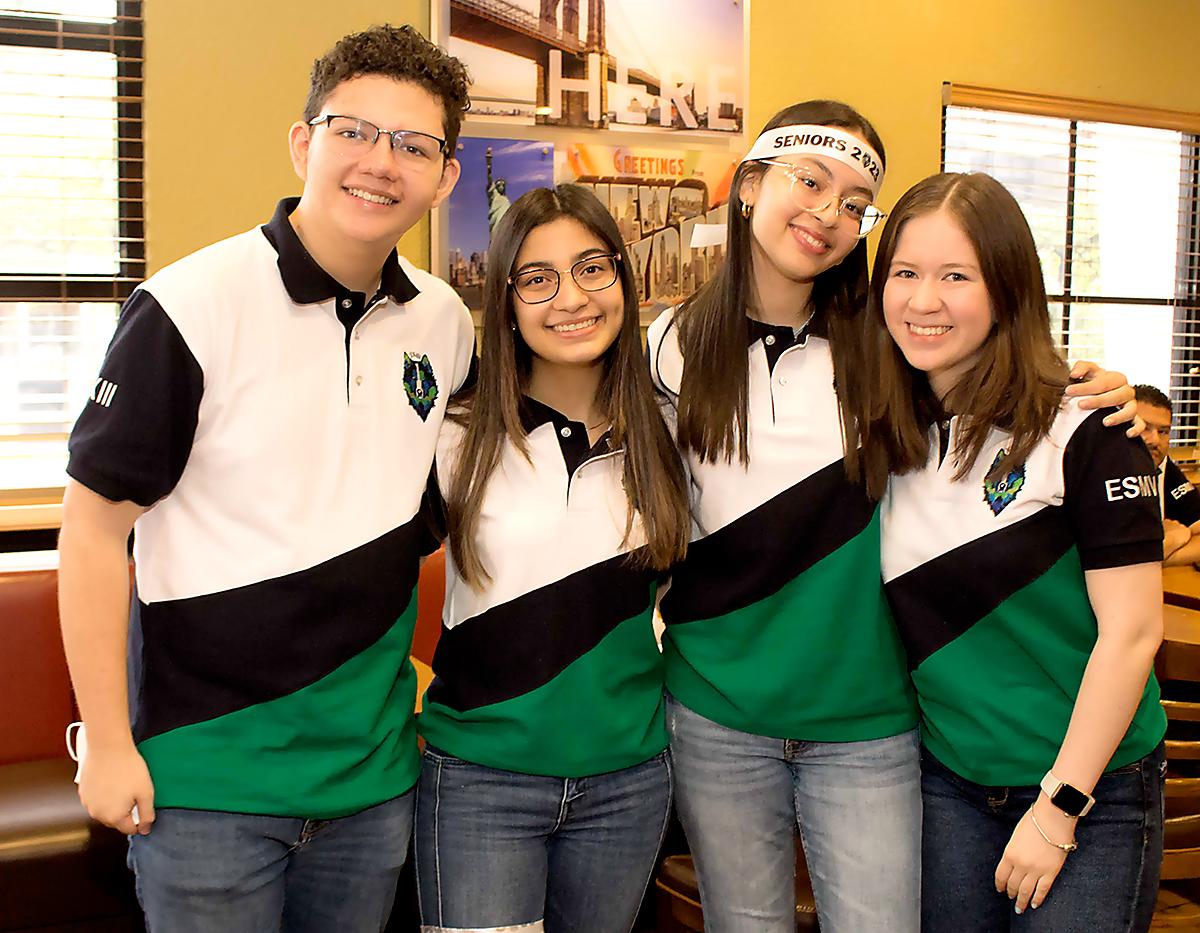 Pablo Carías, Ana Barahona, Keren Echeverría y Gabriela Vásquez.
