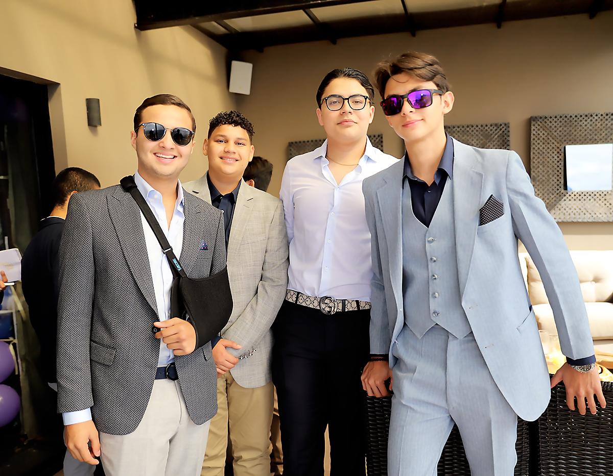 Juan Diego Ramírez, Luis Martínez, Daddy Sánchez y Diego Borjas
