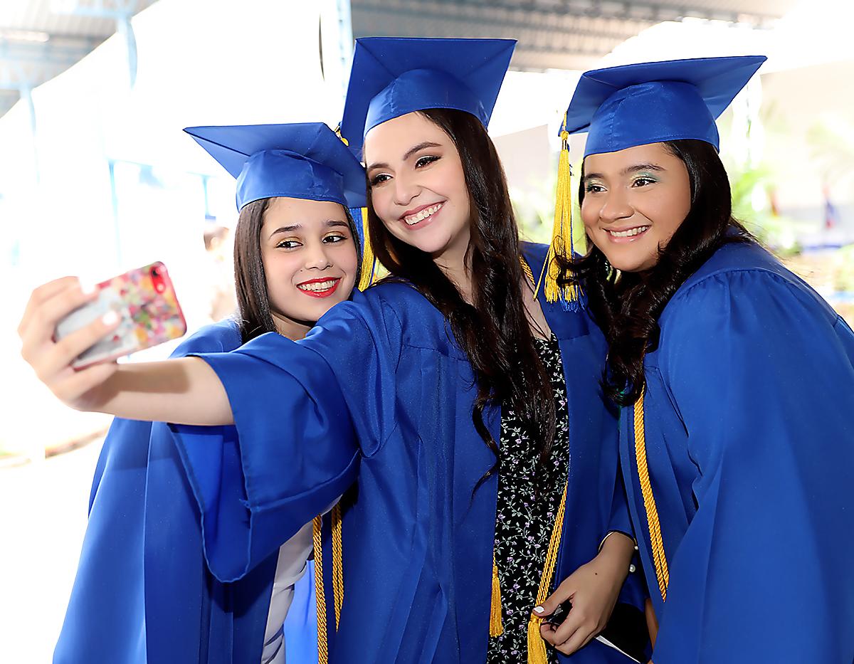 María Pineda, Angie Guevara y Giuliana Ferrera