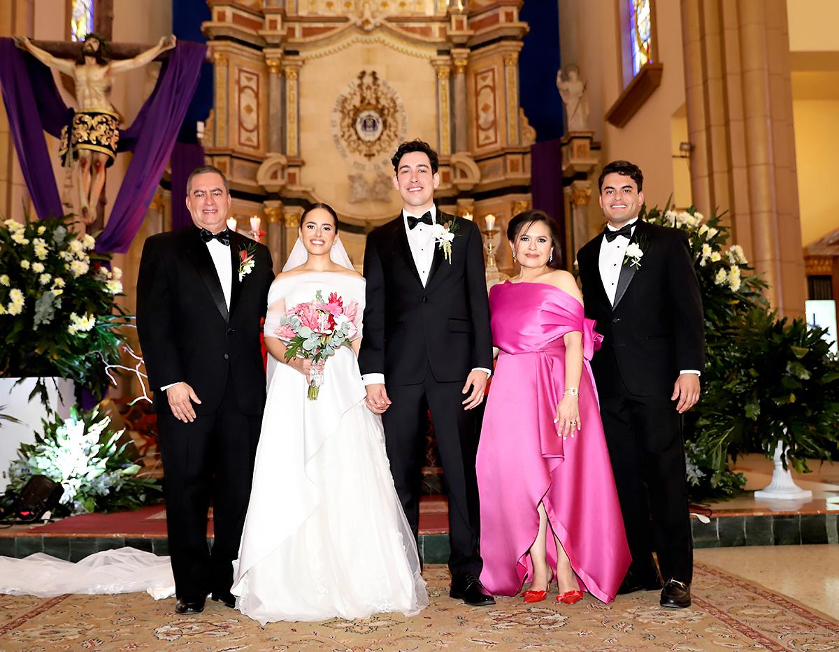 Ramón Zúñiga, Alejandra y Gabriel Sierra, Libia y Ramón Zúñiga