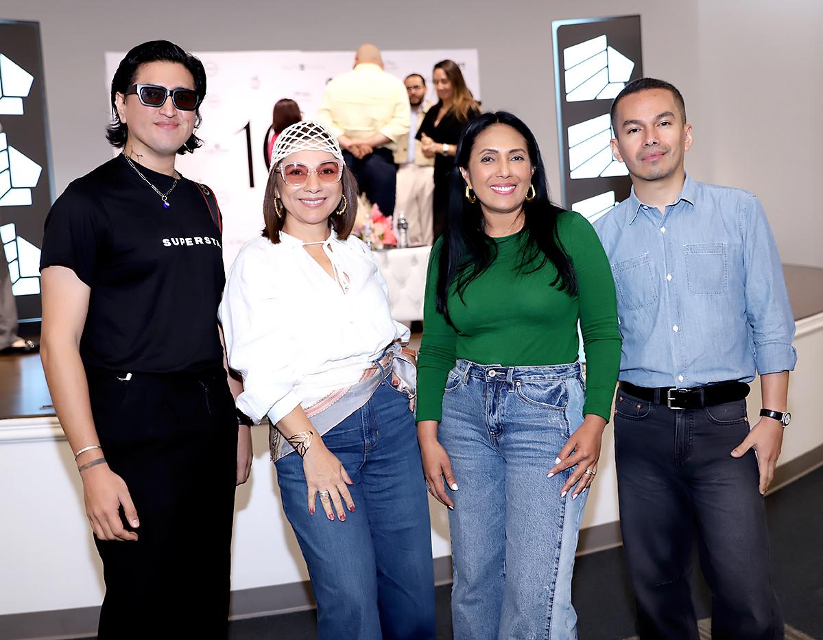 José Vargas, Sandra Noguera, Belkis Paz y Tirso Rubio.