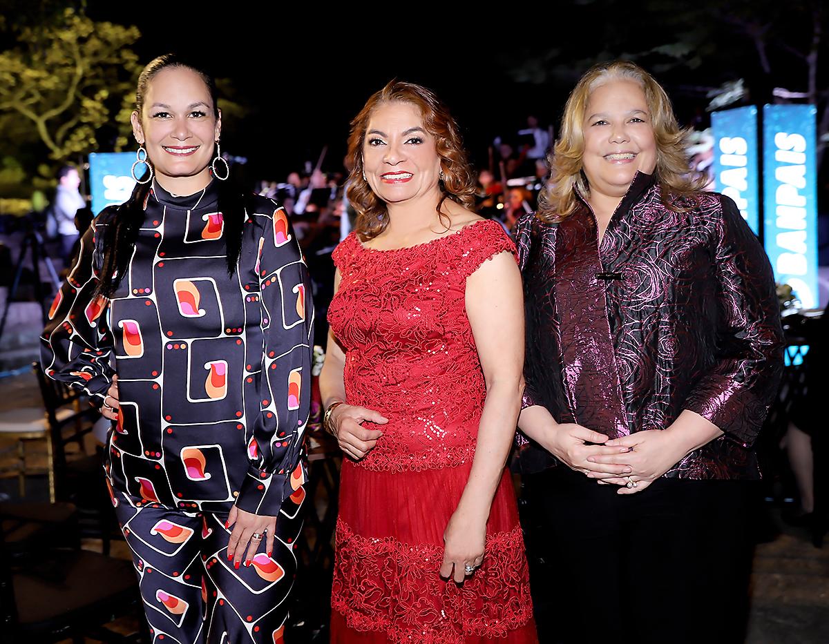 Marialex Boesch, Fátima Galeano Milla y Elizabeth Callejas