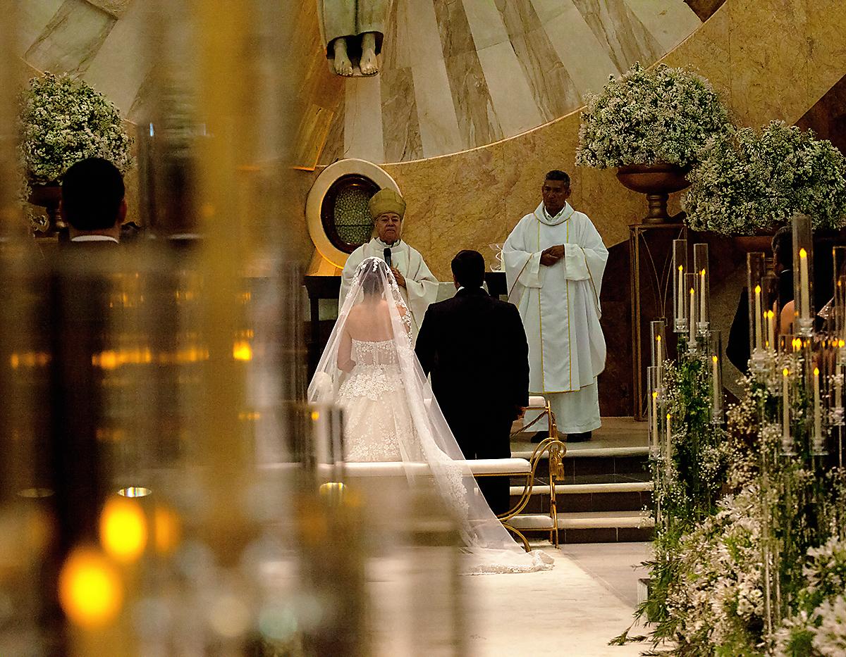 Los recién casados: Christopher Fuschich y Giovanna Handal.