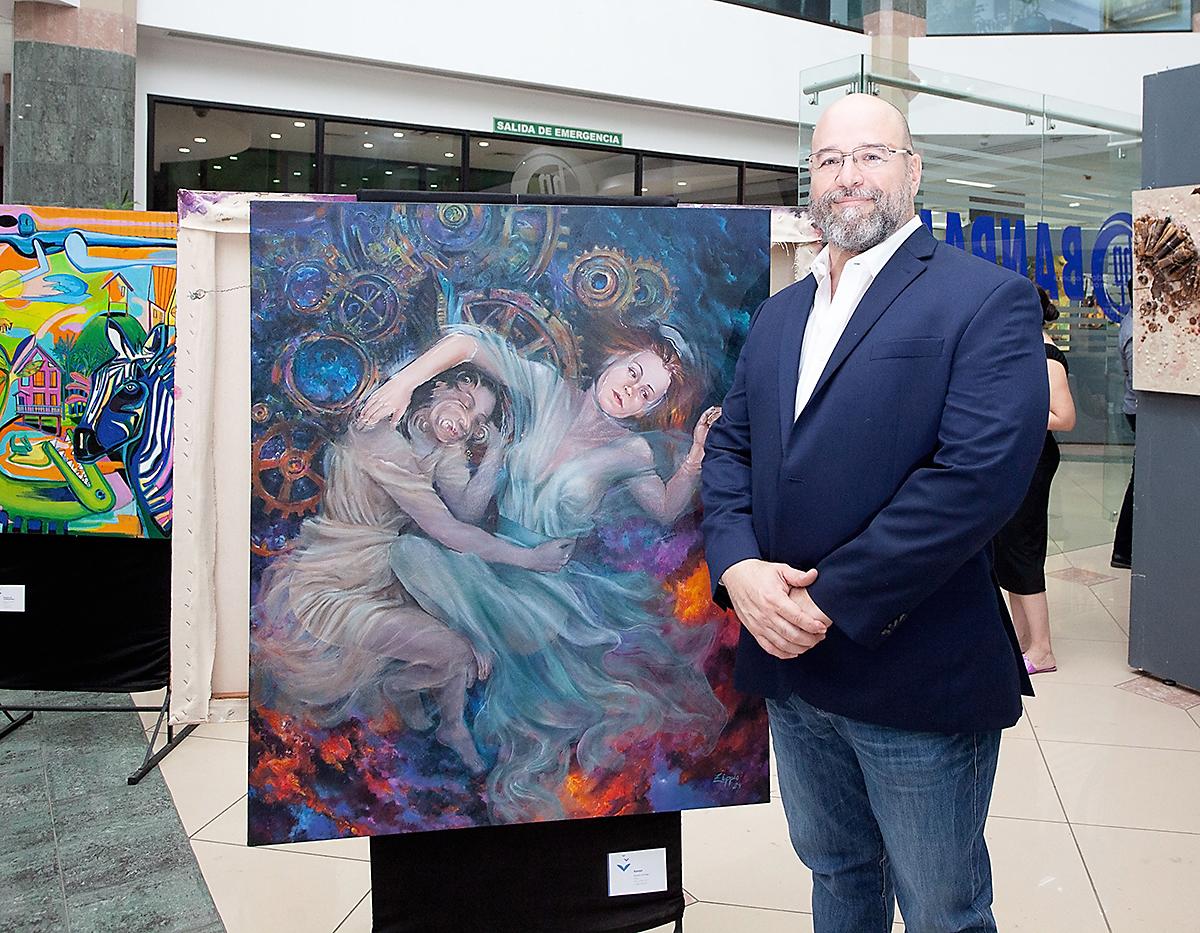 El pintor Zippio Zúniga.