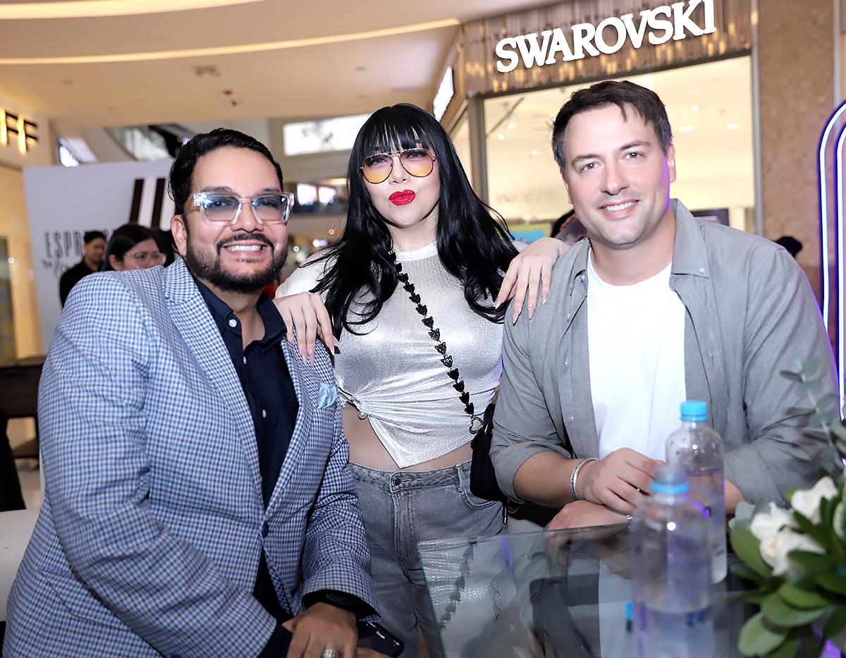 Enrique Oyuela, Crista Cardona y Gustavo Leone.