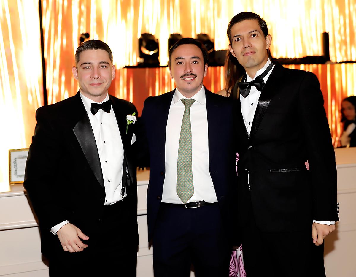 José Facussé, Sebastián Montenegro Bendeck y Rubén Clare