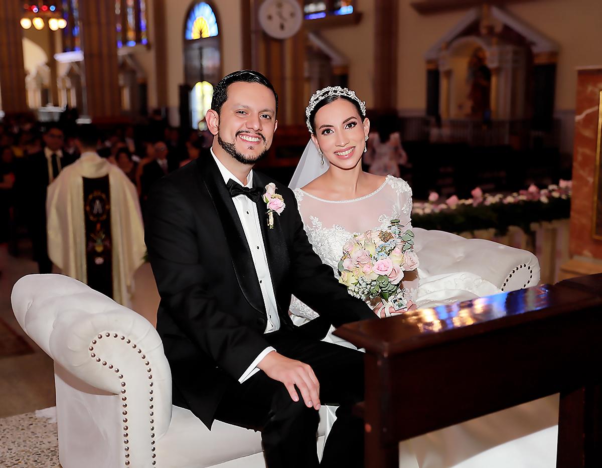 Así fue la boda de Marialuisa Izaguirre Membreño y José Daniel Madrigal Cerrato