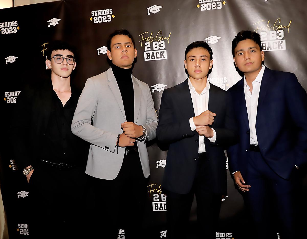 Elmer Cevallos, Marcelo Osorio, Javier Paz y Carlos Torres