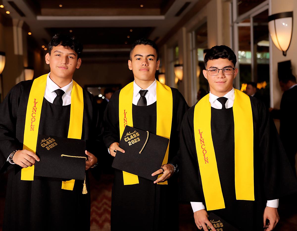 Isaac Moncada, Héctor Corrales e Ian Laínez