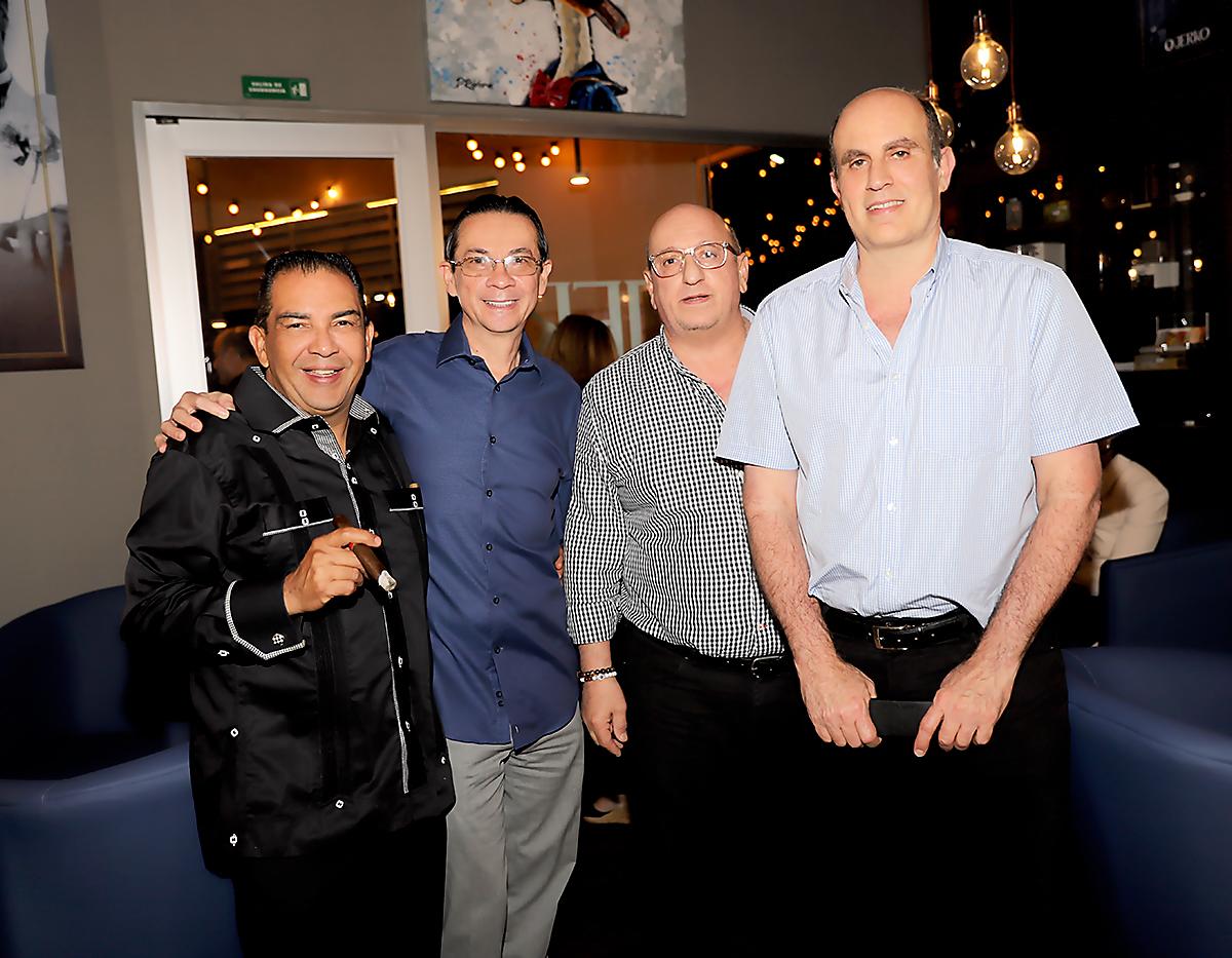 Chibly Salamé, Irán Villela, Wail Massu y Salvador Bandes