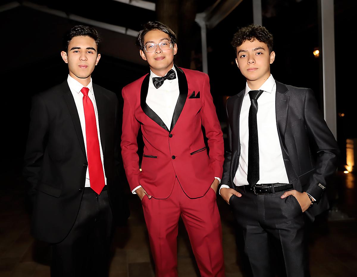 Diego Euceda, Alejandro Mejía y Ramón Banegas