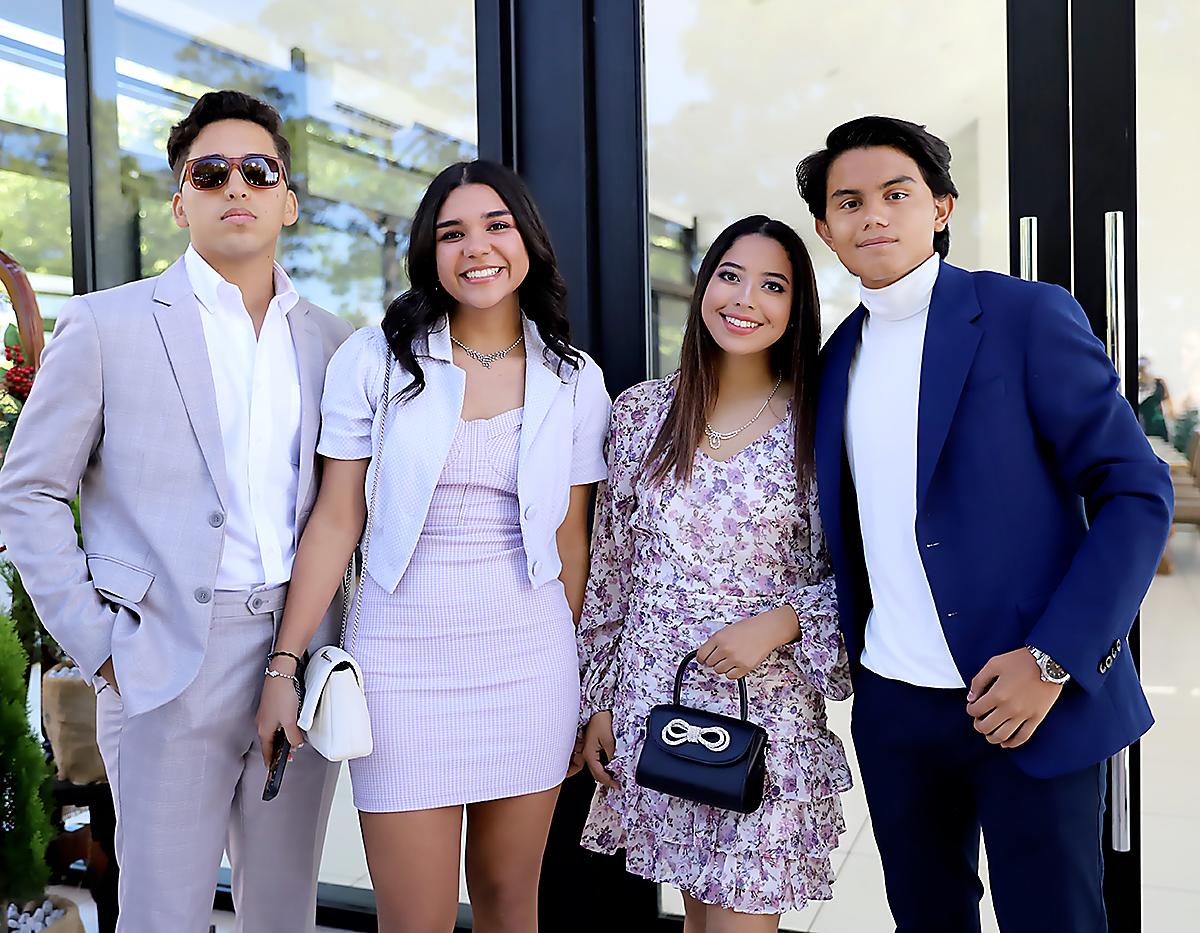 Marcelo Mendoza, Gracia Henríquez, Gracie Márquez y Carlos Osorio 