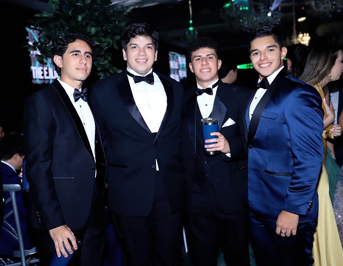 José Andrés Martínez, Andrés Velásquez, Italo Martel y César Díaz