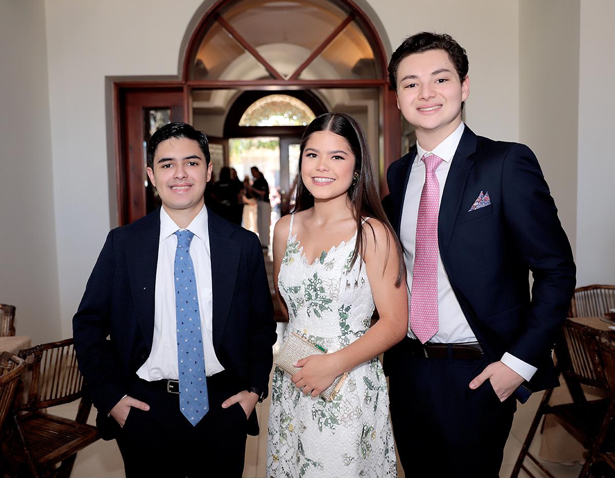 Ricardo Mazariegos, Paulina Martínez y José Miguel Segura.
