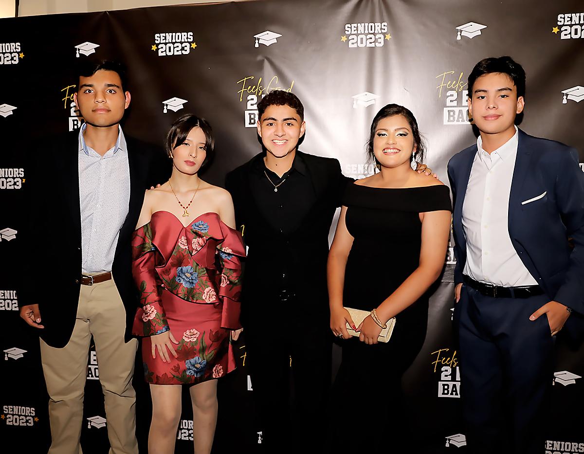 René Maradiaga, Valentina Azzad, Jesús Guillén, Carmen Castillo y Daniel Tróchez